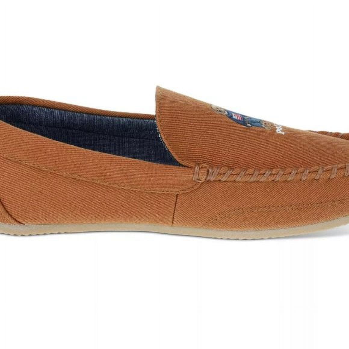 スニーカー Polo Ralph Lauren Declan Embroidered Fleece Lined Loafer Ralph Lauren Declan II Warm Navy with Red Slippers