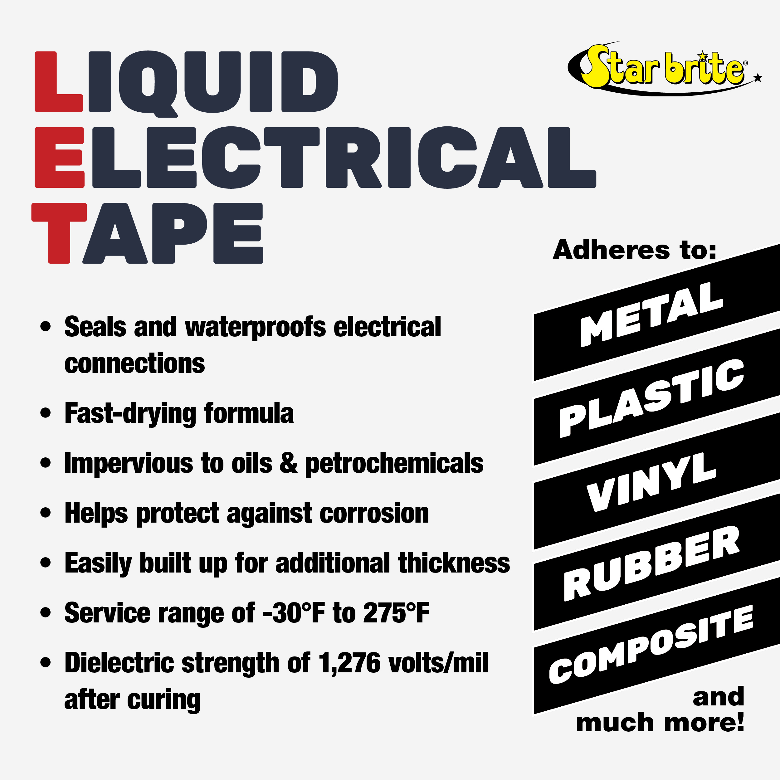 STAR BRITE Liquid Electrical Tape White 4 OZ. - image 3 of 6