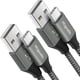 thumbnail image 1 of Etguuds Cable Usb C Largo De 10 Pies De Carga Rápida, Paquete De 2 Cables De Carga Usb A A Tipo C Trenzado De Nailon Compatible Con Samsung Galaxy Note 20/10/10+/9/8 S10 S10E S20 S9 S8 Plus A10E A20 A, 1 of 5