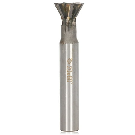 

60 Degree Carbide Dovetail Cutter 20mm 6 Flutes Slotting Milling Cutter Straight Shank