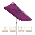 thumbnail image 2 of Yescom Metal Patio Umbrella 6 Ribs Sunshade Table Umbrella Tilt Hand Crank, 2 of 11