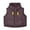 Purple, variant on Gaexia Vest for Women,Winter Fringe Hooded Vest for Women Cozy Warm Outerwear with Design Comfortable Soft Fabric Ideal Casual Wear