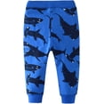 thumbnail image 2 of Ougyinr Kids Toddler Jogger Pants Sweatpants for Boys Casual Pants Little Boys Drawstring Elastic Solid Cotton Casual Sweatpants for 2-7Y, 2 of 15