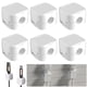 thumbnail image 5 of Clips Magnéticos para Cables FLhrweasw Organizador Ajustable Liso Color Blanco 6 Uds, 5 of 9