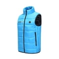 thumbnail image 5 of SELONE Heated Vests for Men Women 1 Control 4 Heating Zones Fleece Jacket Sleeveless Soild Casual Coat Plus Size, 5 of 7