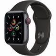 thumbnail image 1 of Apple Watch SE reacondicionado (GPS+celular, 40 Mm) - Caja de Aluminio Gris Espacial - Correa Deportiva Negra (Reacondicionado), 1 of 2