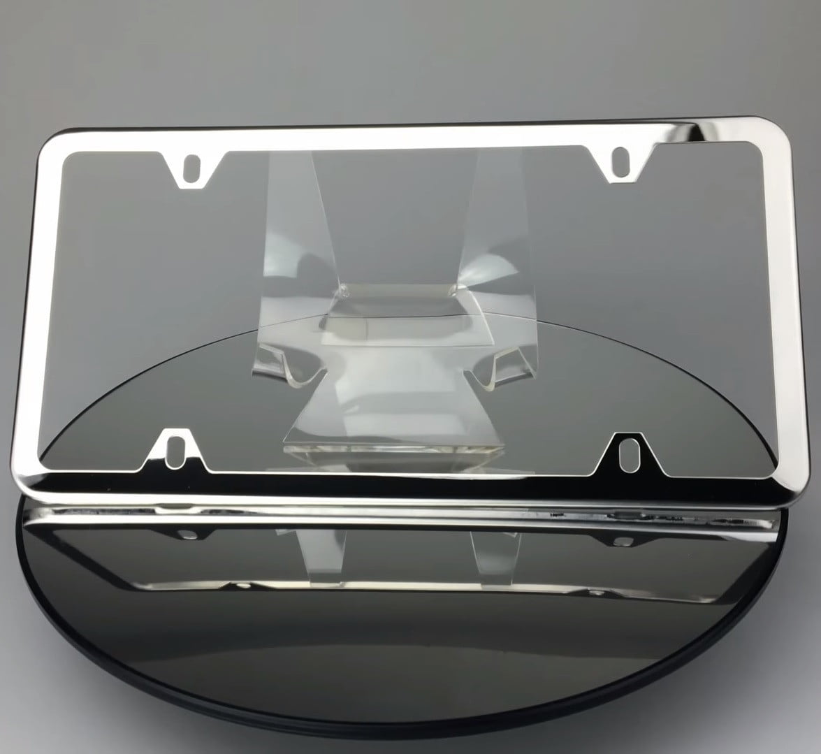 Details about   Fit Toyota T304 Laser Etching SS Polish Black License Plate Frame w/Metal Cap
