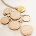 thumbnail image 6 of 10Pcs Mini Embroidery Hoop Tiny Round Cat Cross Stitch Hoops Small Wood Ring Circle for Pendant Keychain, 6 of 6