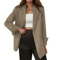 thumbnail image 2 of Casual Blazers for Women 2025 Long Sleeve Notch Lapel Collar Oversized Business Casual Work Office Jacket, 2 of 8