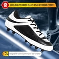 thumbnail image 3 of Botines de fútbol Vizari Infinity Firm Ground para niños, color blanco y negro, 3 of 6