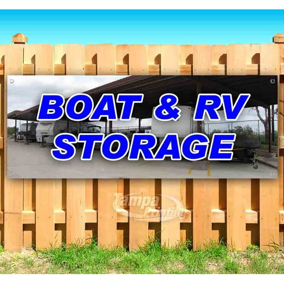 Boat & Rv Storage 13 oz Vinyl Banner With Metal Grommets