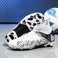 thumbnail image 4 of Zapatillas de fútbol transpirables para hombre, zapatos de interior, botas de fútbol de alta calidad, tacos de fútbol, Partido de entrenamiento, ultraligero, antideslizante, 4 of 5
