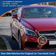 thumbnail image 3 of Front Car Bumper Tow Hook Cover Selenite Grey Metallic for Mercedes-Benz CLS W218 CLS550 No.A2188850626, 3 of 7