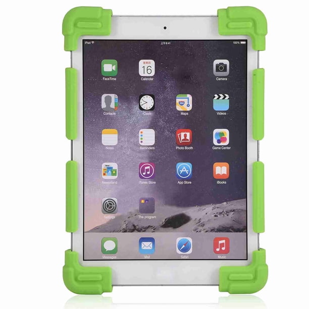 Case de Tableta Universal, 9–12 Pulgadas antideslizantes Disipando El Calor Flexible de Silicona Ajustable Tableta Protector de Manga de Tableta Con Soporte