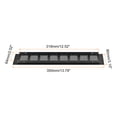 thumbnail image 2 of 1 Pack Rectangle Ventilation Grille Aluminum Alloy Mesh Air Vent Cover, 350x80mm, 2 of 5