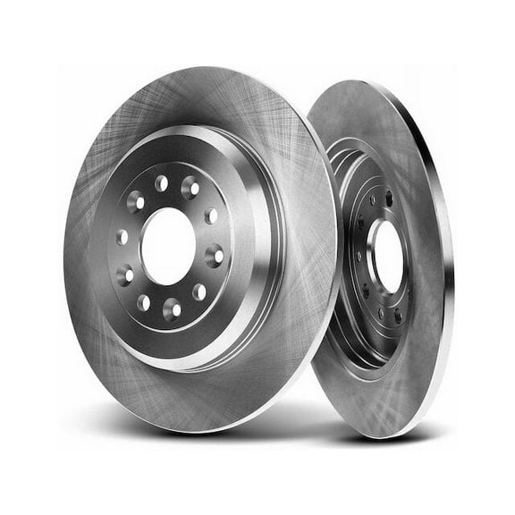 Rear Brake Rotor Set 2 - Compatible with 2011 - 2018 Ford Explorer 2012 2013 2014 2015 2016 2017