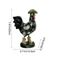 thumbnail image 3 of HomeKingdee Rooster Garden Statue Outdoor,Indoor Resin Home Decor Figurines Decorations,Farm Animals Statue Yard Decorative Ornaments Outside,for Balcony,Patio,Lawn, 3 of 6