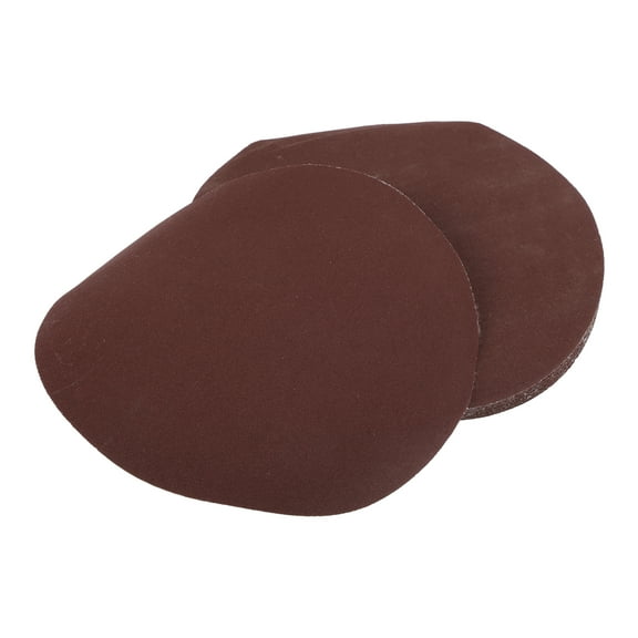 Unique Bargains 10 Pcs 6inch 400 Grit Universal Sanding Discs - Round Hook and Loop Sandpaper - White Paper Red