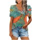 thumbnail image 1 of Blusas de Manga Corta para las Mujeres, Blusa de Camiseta Suelta Casual Hecha de Tela Cómoda para Todo el Uso Diario de Temporada, Blusas para las Mujeres Casual, 1 of 9