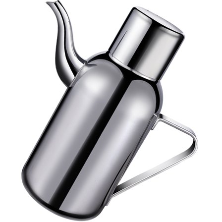 Pretyzoom Silver Stainless Steel Soy Sauce Bottle Dispenser for Storage with Easy Pour Spout Large Capacity