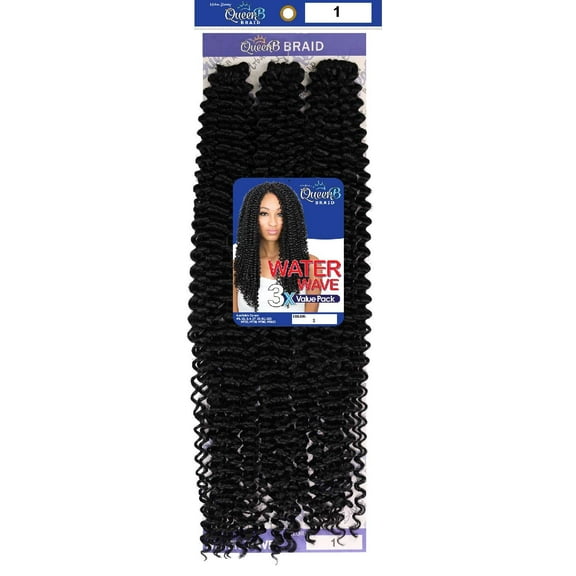 QueenB Braid 3X Water Wave Value Pack - #1