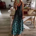thumbnail image 1 of WILLBEST Robe de Maternité Florale Femme Été Mode Décontractée Col Bas Sans Manches Imprimé Fleuri Longue Robe Décontractée Été Col en V Sans Manches Robe Débardeur Robe de Plage Robe S, 1 of 3