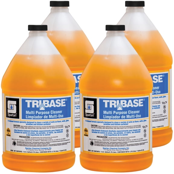 Spartan Biorenewables Tribase Multi-Purpose Cleaner 1 Gallons Case of 4