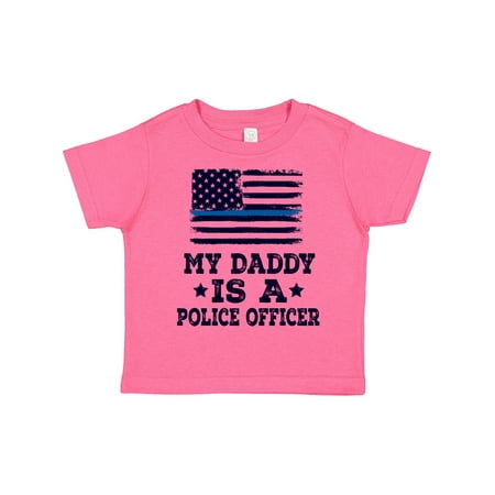 

Inktastic Daddy is a Police Officer Policeman Law Enforcement Gift Toddler Boy or Toddler Girl T-Shirt