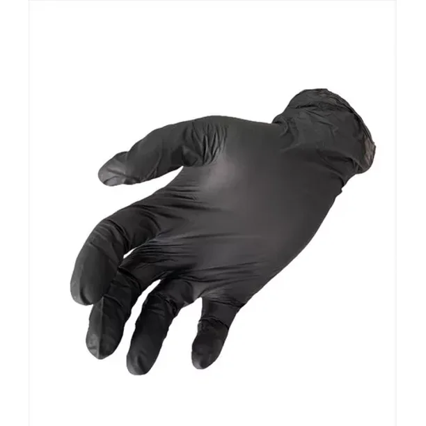 Guante Nitrilo Negro, No Esteril, Caja 100 Piezas, Dermacare Color