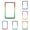 Mixed2, variant on Card Slab Protector Case Standard Size, Clear Card Display Case for Graded Sports and Trading Cards, Stackable Card Holder for Collectibles, TPU Card Slab Frame (5 Pack)