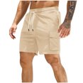 thumbnail image 2 of Mingw Mens Shorts Men's Drawstring Elastic Waist Pants Workwear Shorts, 2 of 6