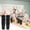 Black, variant on Straw Cup Light Pattern Cup Water Cup Set Of Eight Indestructible Drinking Cups Reusable Kitchen Cup Family Party Outdoor Water Cup