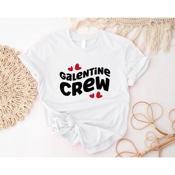 Prime Delica Galentine Crew T-shirt, Valentine's Day Shirt, Galentine Squad Tee, Gift For Best Friend, Girls Night Out T-shirt, Girls Shirt