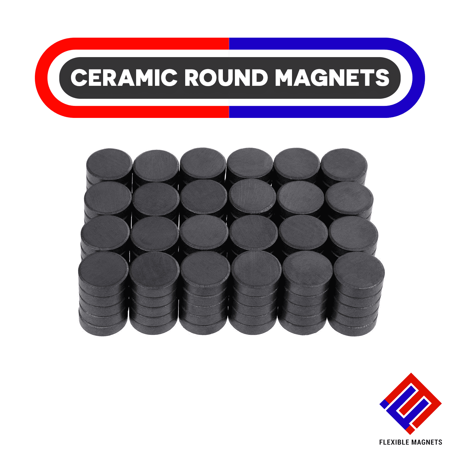 Round Magnets with Adhesive Backing Small 30 PCs Flexible Magnets for Crafts 