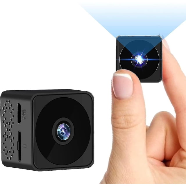 Mini cámara espía, cámara Sth con Mot Detect Ir Vis, Mini cámara HD, 3 horas, cámara encubierta para interiores y exteriores