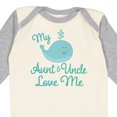 thumbnail image 4 of Inktastic My Aunt and Uncle Love Me Whale Boys or Girls Long Sleeve Baby Bodysuit, 4 of 5