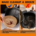 thumbnail image 2 of Air Fryer Liner 120PCS, Air Fryer Disposable Paper Liner 9 Inch Round Parchment Paper Liner Pads, Non-Stick Disposable Unbleached Baking Paper for Baking Roasting Microwave, 2 of 7