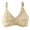 Beige, variant on Plus Size Bra for Women, Womens Push Up Bra, Women's Plus Size Wireless Thin Push Up Comfortable Breathable E Cups Bras White,XL