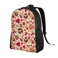 thumbnail image 2 of Easygdp Skull Retro record lips Mochila Versátil y Elegante: Comodidad, Almacenaje y Durabilidad para la Universidad, Trabajo, Viajes y Uso Diario, 2 of 8