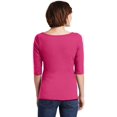 thumbnail image 4 of District Made Women's Perfect Weight 3/4-Sleeve T-Shirt - DM107L, 4 of 4
