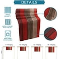 thumbnail image 6 of Farmhouse Christmas Table Runners 90 inches Long,Non-Slip Rectangle Cotton Linen Ombre Red Brown Holiday Runners, Retro Rustic Barn Wood Texture Decorations for Kitchen Home Dining Table, 6 of 6