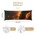 thumbnail image 3 of Balery Cool Fire Man Funda Protectora para Almohada Corporal de Algodón Hipoalergénico con Cierre(55 x 21 pulgadas), Almohadas No Incluidas, 3 of 7