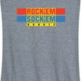 thumbnail image 3 of Rock 'Em Sock 'Em Robots - Rock 'Em Sock 'Em Robots Logo - Women's Racerback Tank Top, 3 of 5