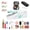 White D, variant on Portable Handheld Sewing Machine, Mini Rechargeable Sewing Tool for Beginners, Electric Handheld Sewing Kit, Easy Hemming & Stitching for Clothes, Pockets, and Pants, Travel-Friendly