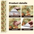 thumbnail image 5 of Woodland Peel and Stick Wallpaper 17.7in x 9.8ft Vintage Autumn Forest Landscape Vibrant Trees Contact Paper Vinyl Waterproof Self Adhesive Wall Paper for Bedroom Shelf Cabinet Renter Friendly, 5 of 8