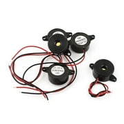 5Pcs DC 3-24V Wire Leads Industrial Audio Piezo Electronic Alarm Buzzer