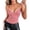 Watermelon Red, variant on Women Cute Deep V Neck Sleeveless Fitted Basic Tank Tops Women Adjustable spaghetti strap Y2K Tank Top Cami Summer Soft Lightweight Shirts Daily Beach Vacation Outfits, Beige L