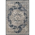 thumbnail image 1 of Unique Loom Chateau Medallion Rustic Rug 6' x 9' Rectangle Navy Blue/Beige, 1 of 2