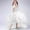 White, variant on Girls Pageant Dresses Long Tulle Feathers Dress