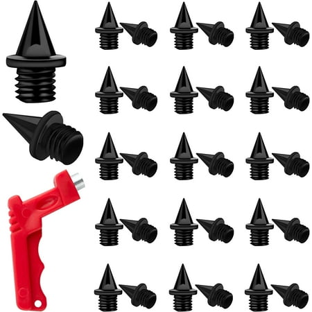 AIEX 50pcs Track Spikes Replacement 1/4 Inch with Spike Wrench Kit ...